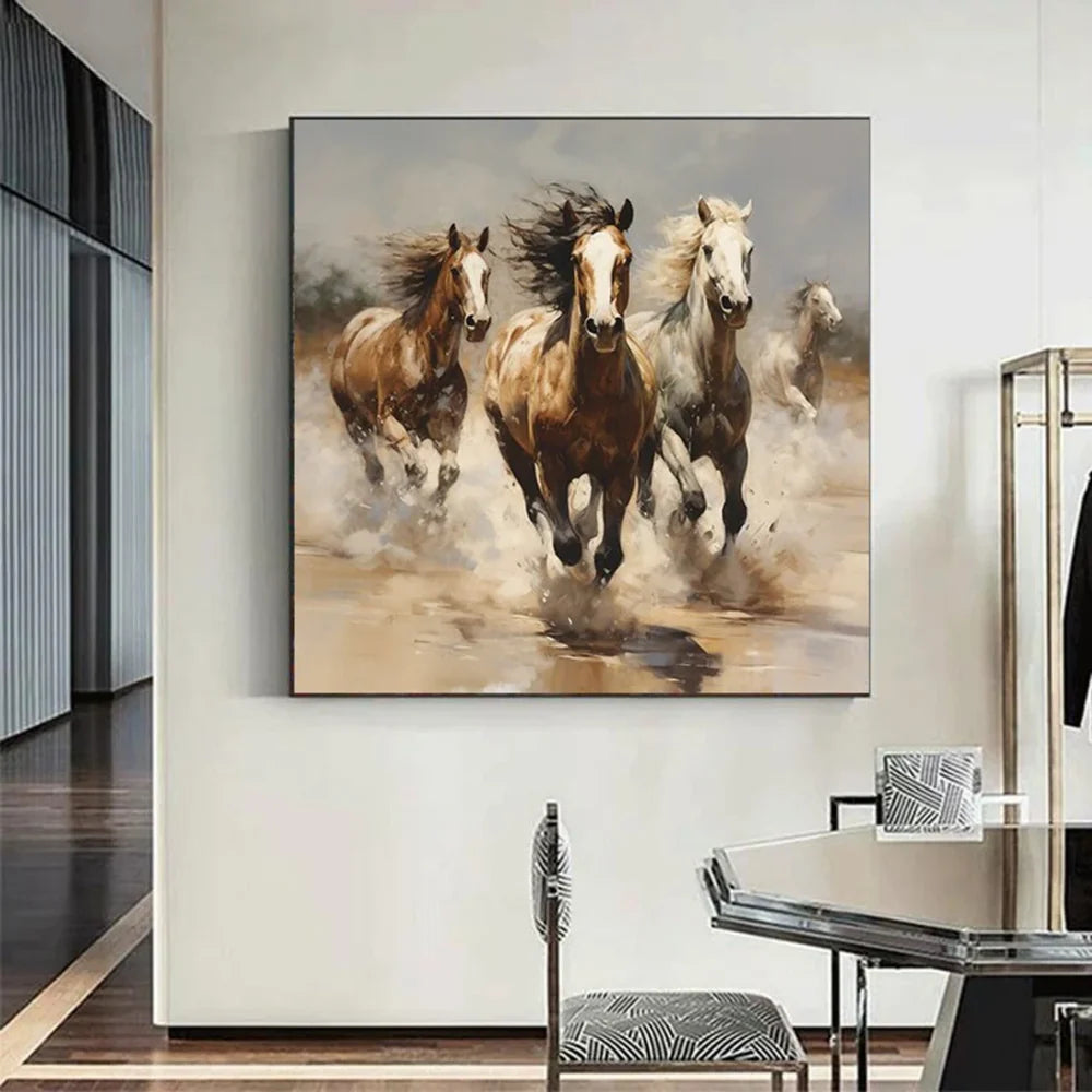 Abstract Horse Animal Wall Art #DL022