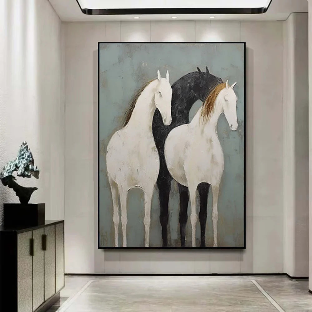 Abstract Horse Animal Wall Art #DL028
