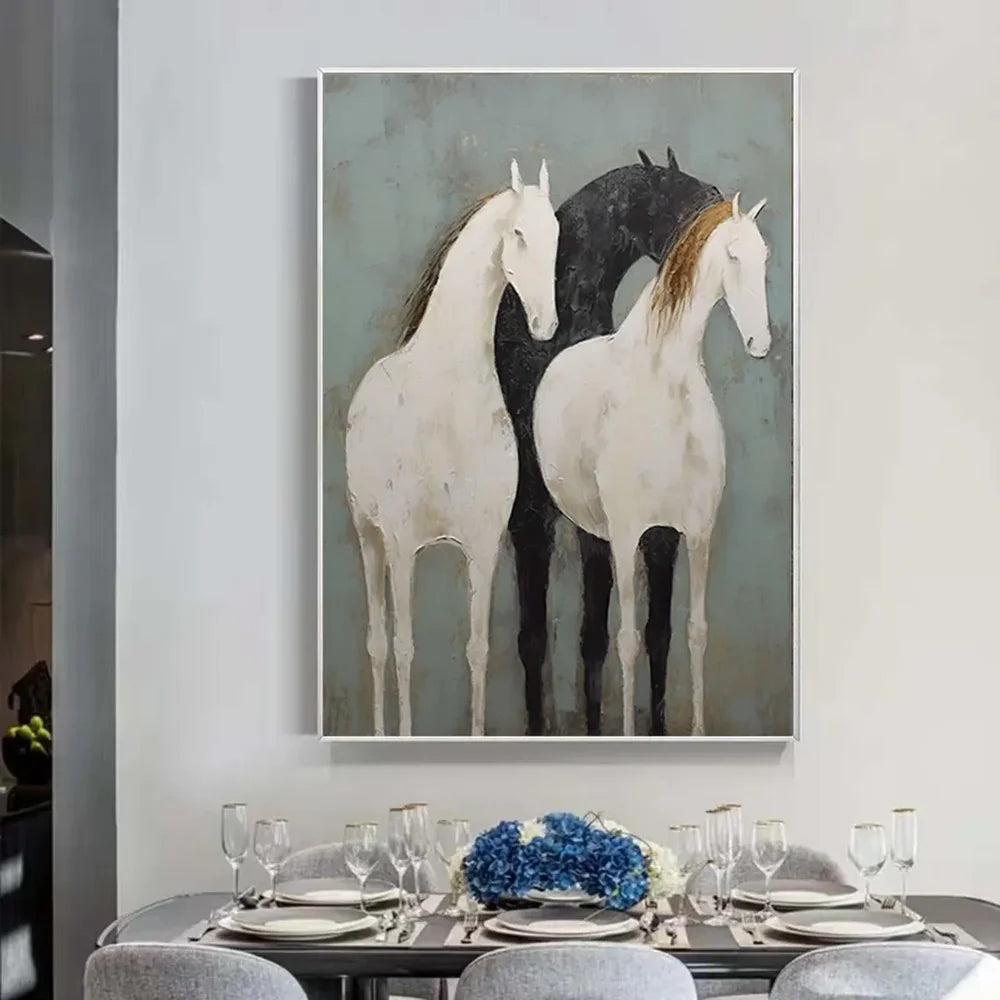 Abstract Horse Animal Wall Art #DL028