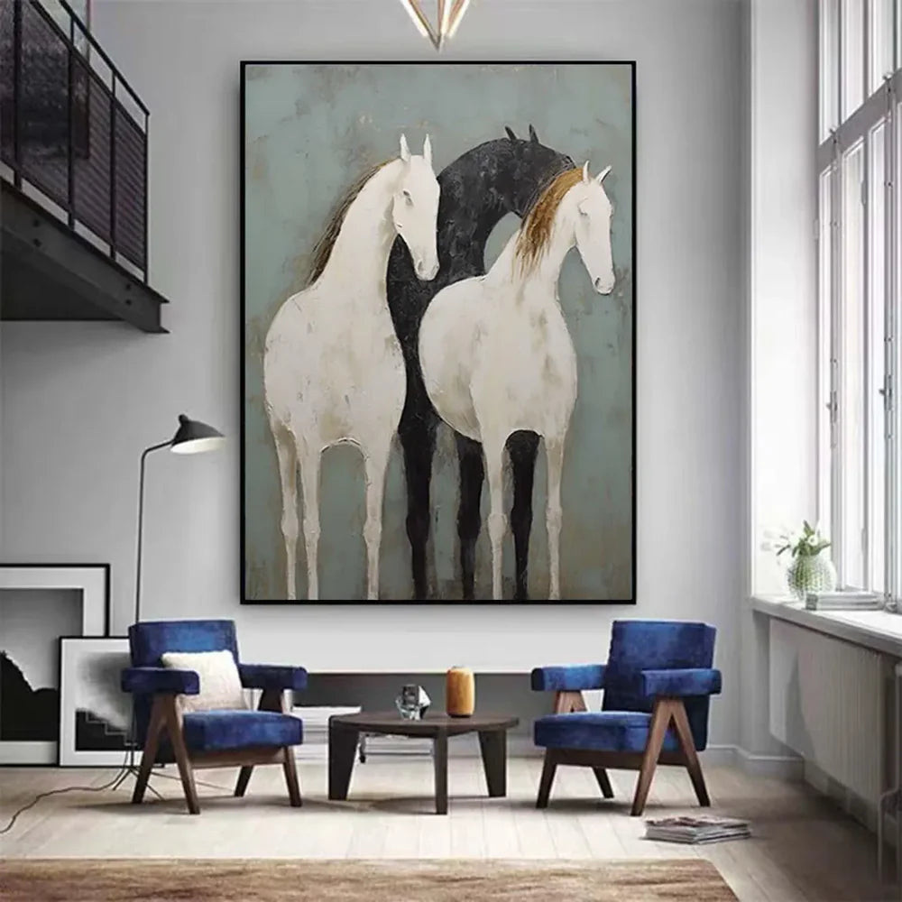 Abstract Horse Animal Wall Art #DL028