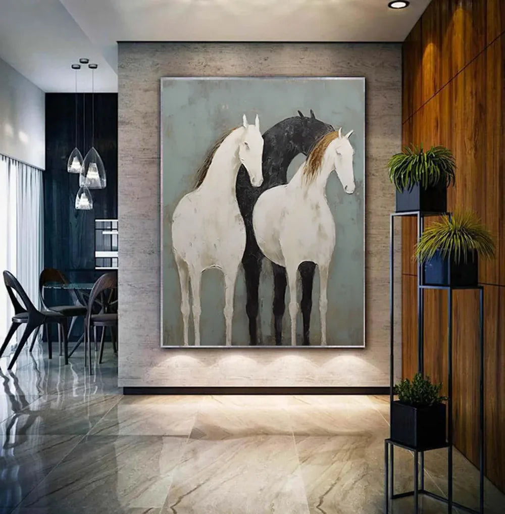 Abstract Horse Animal Wall Art #DL028