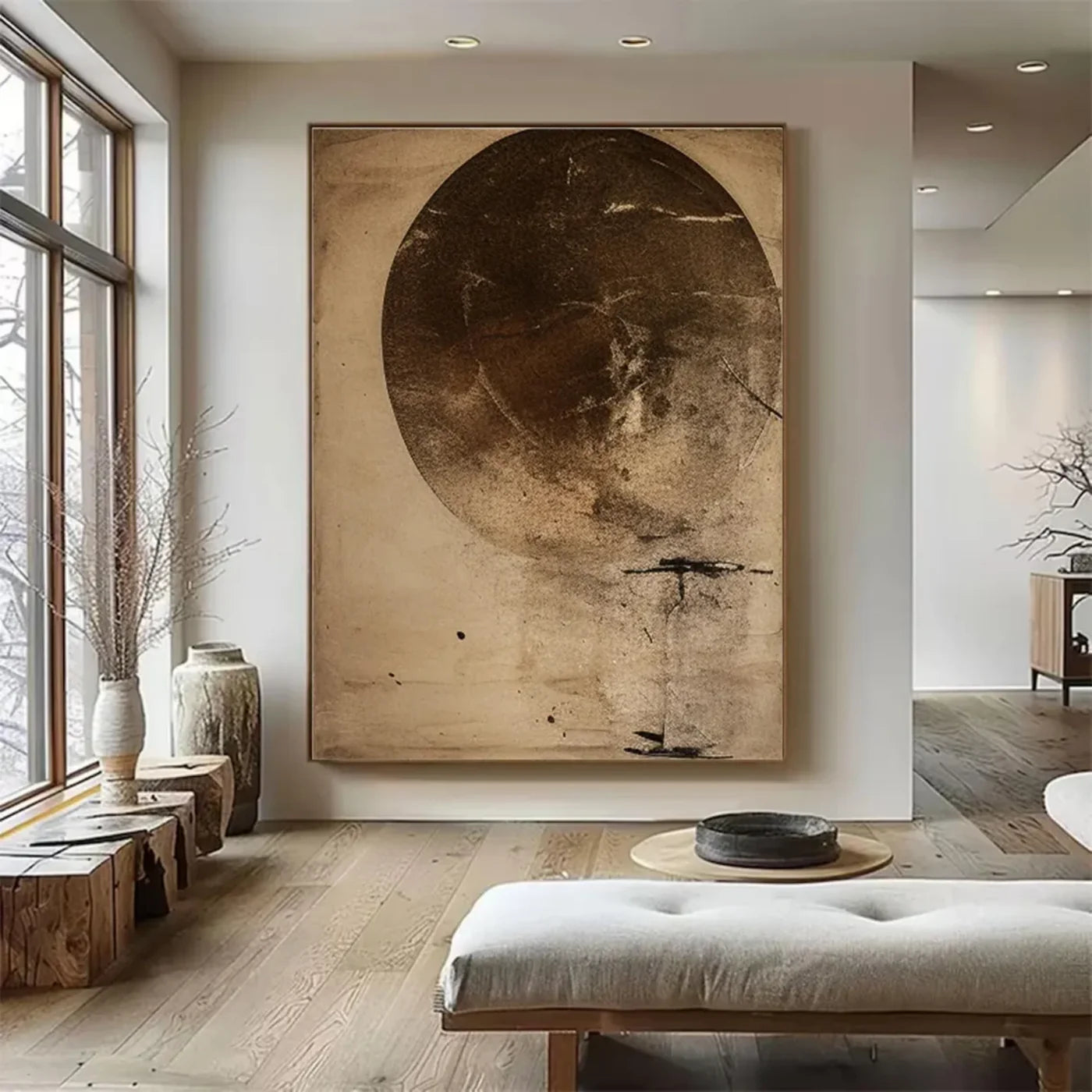 Wabi Sabi Abstract Wall Art #WT017