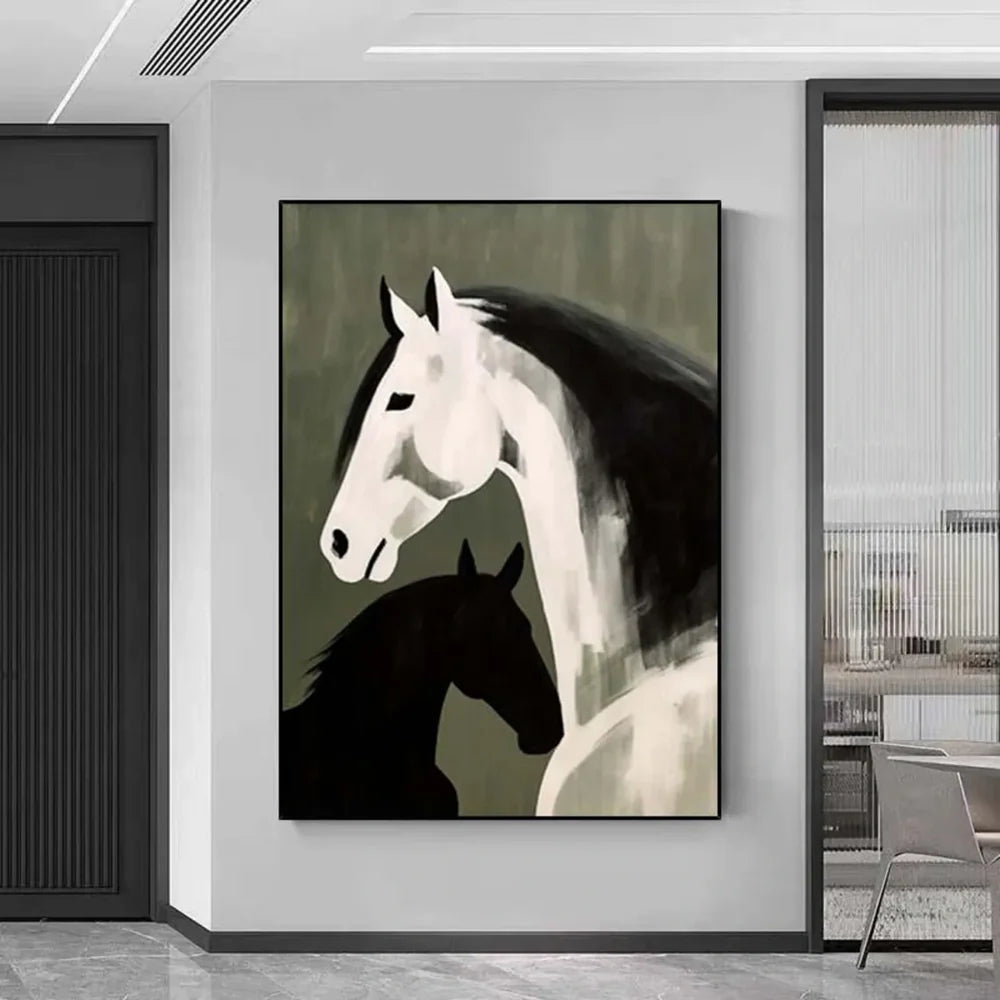 Abstract Horse Animal Wall Art #DL021