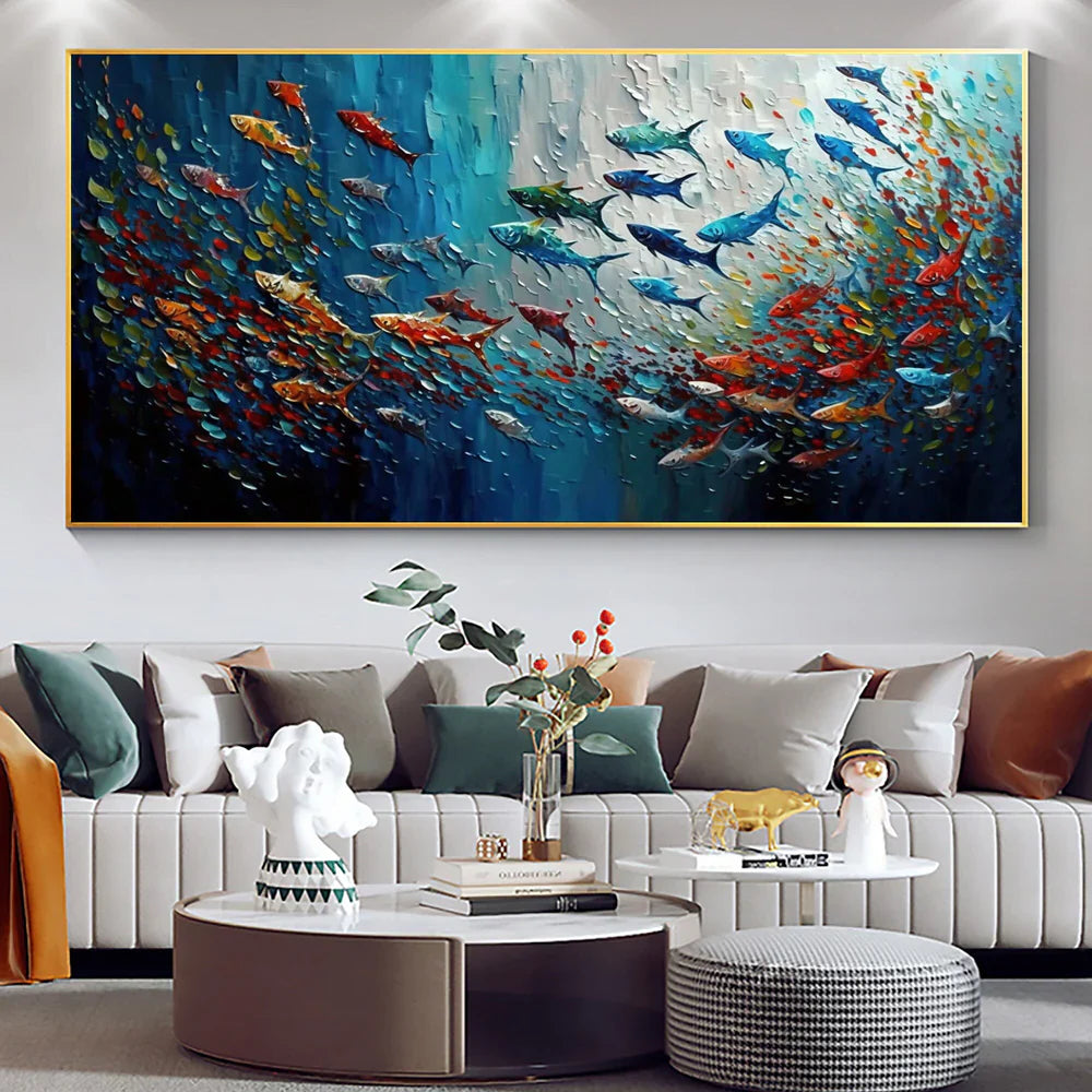 Abstract Animal Textured Wall Art #DL026
