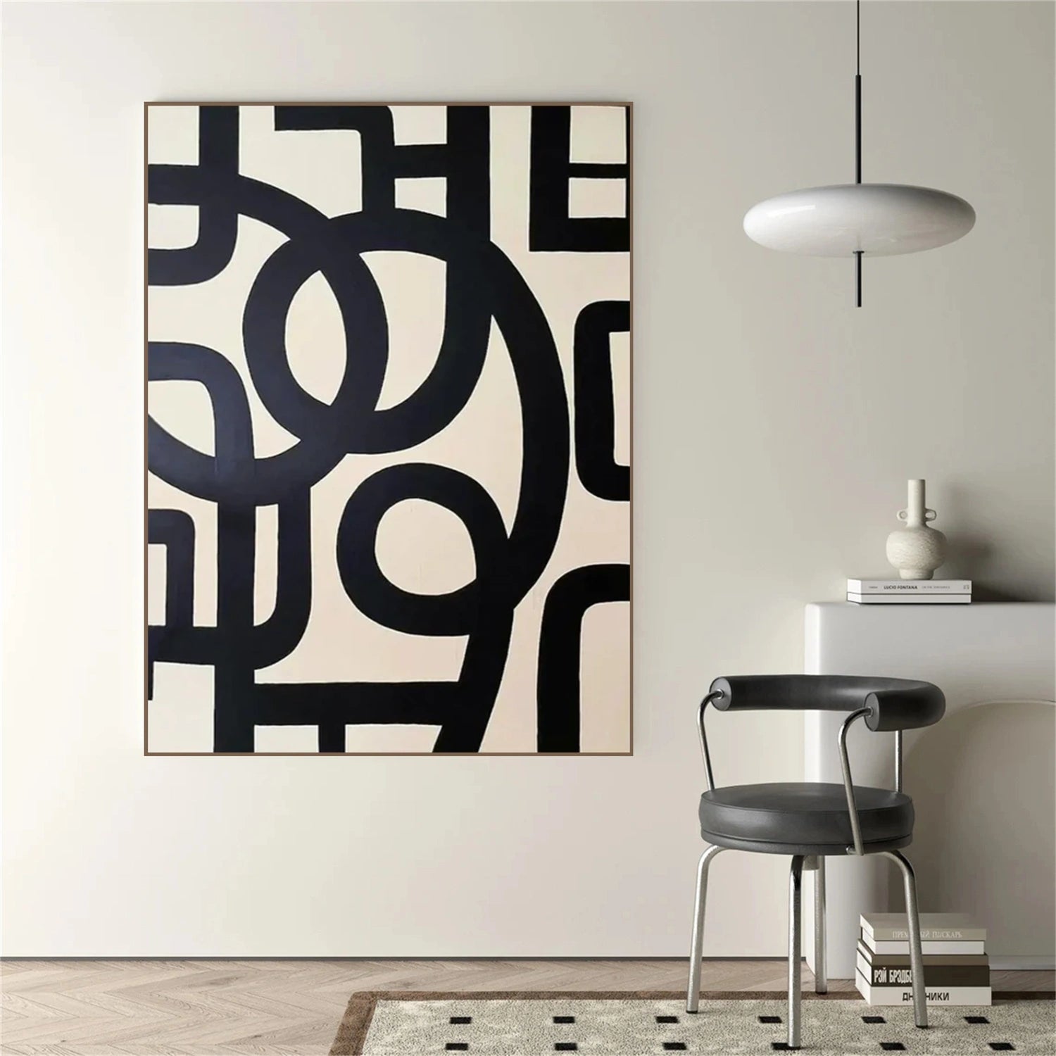 Black and White Minimalist Wall Art #MT135