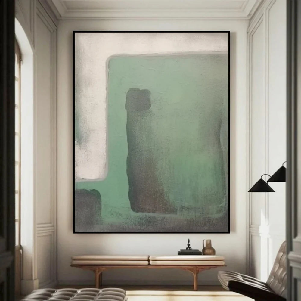 Green Abstract Wall Art  #AT076