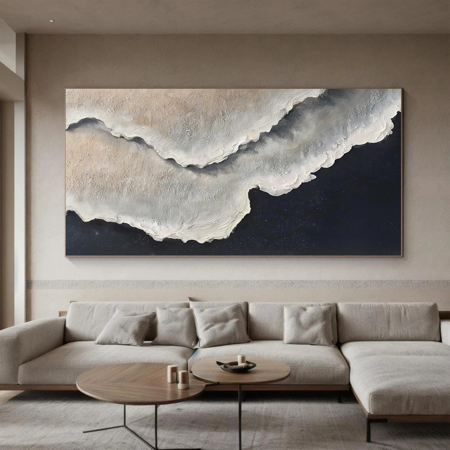 Ocean & Sky Textured Wall Art #MO098
