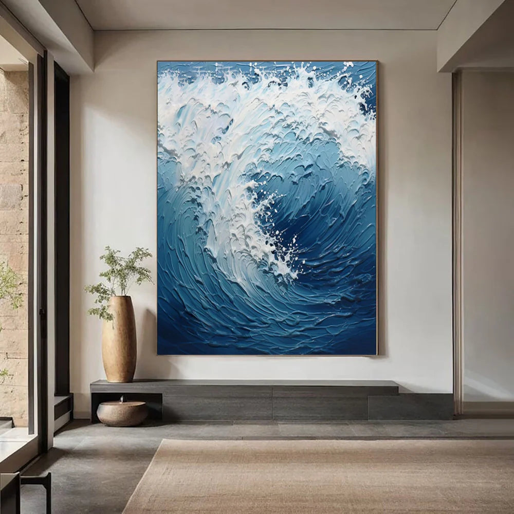 Ocean & Sky Textured Wall Art # MO048