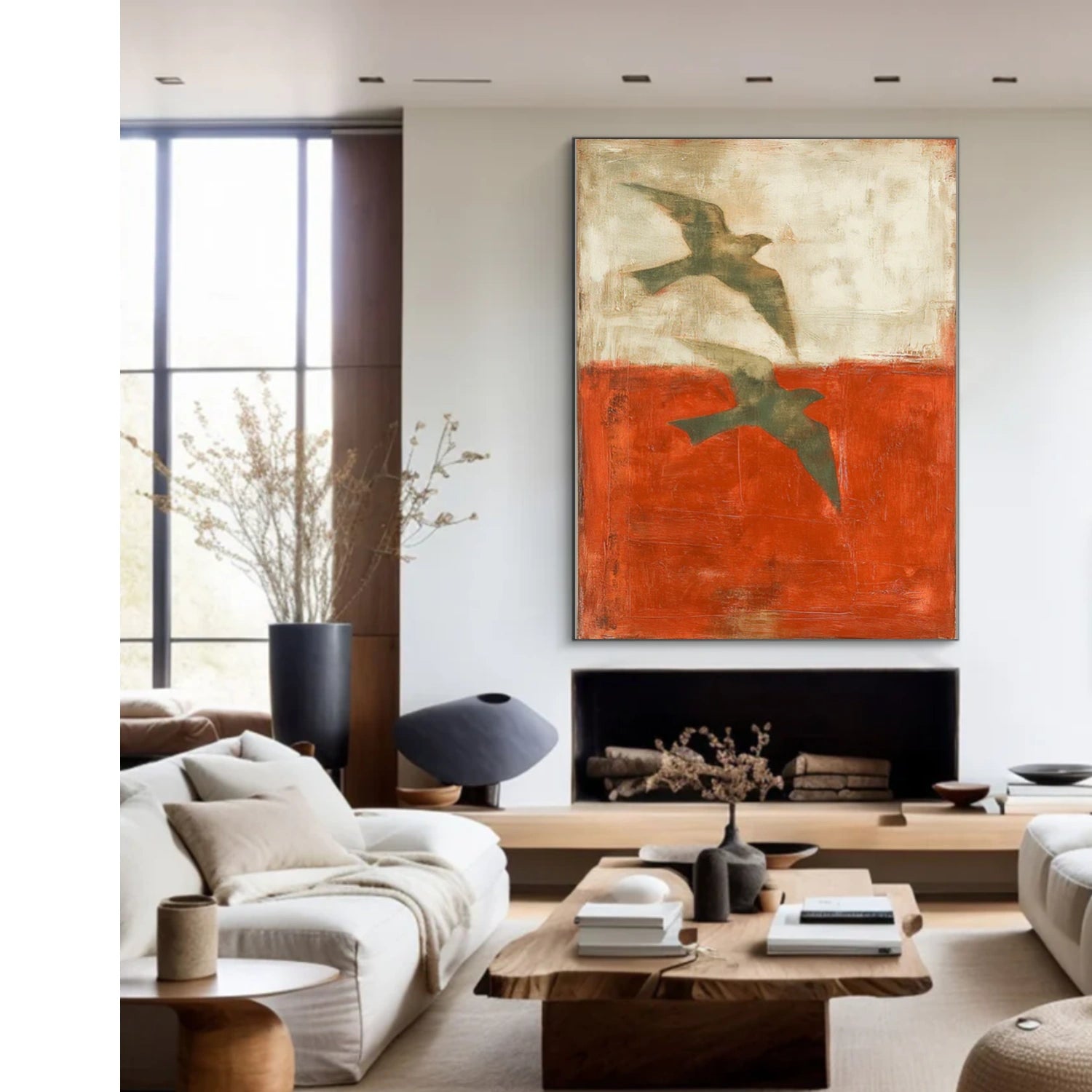 Abstract Bird Animal Wall Art #DL055