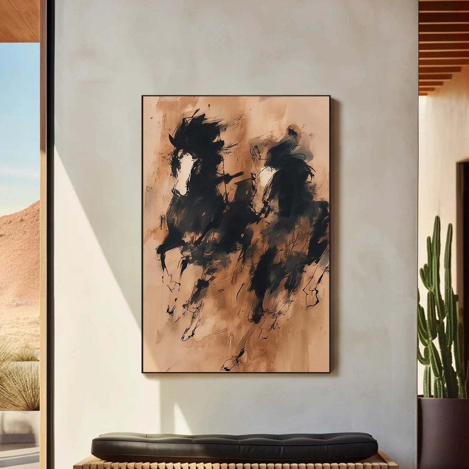 Abstract Horse Animal Wall Art #DL044