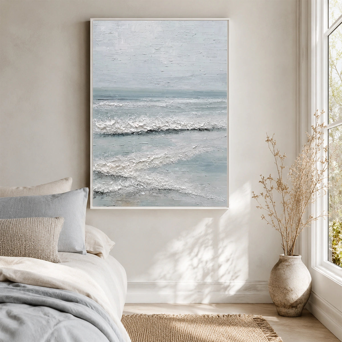 Ocean & Sky Textured Wall Art #MO117