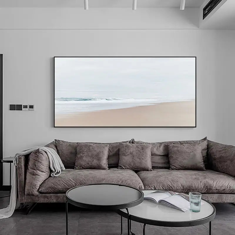 Ocean & Sky Abstract Wall Art #MO055
