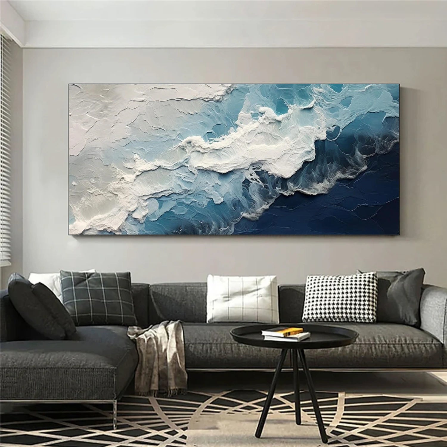 Ocean & Sky Textured Wall Art #MO102