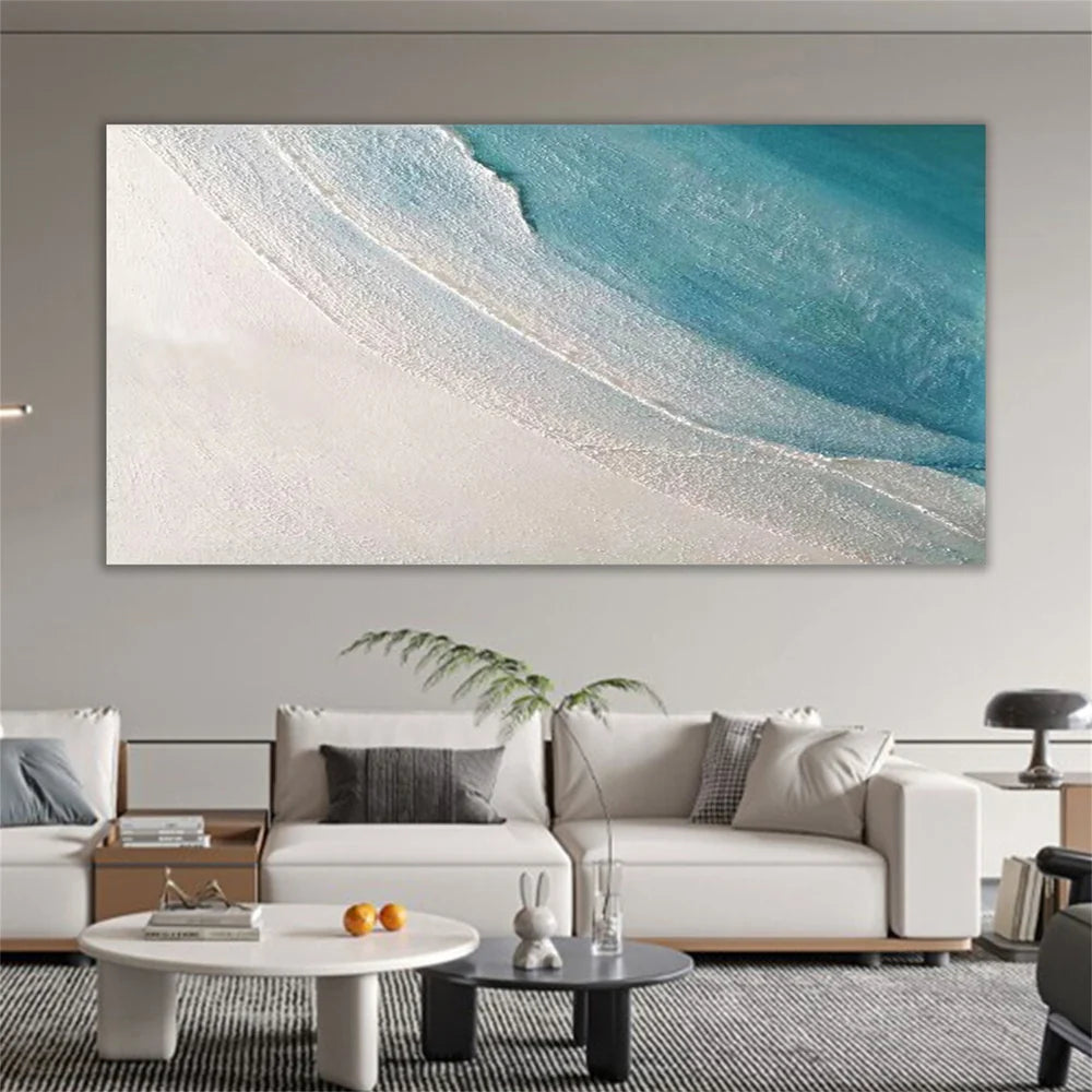 Ocean & Sky Abstract Wall Art #MO068