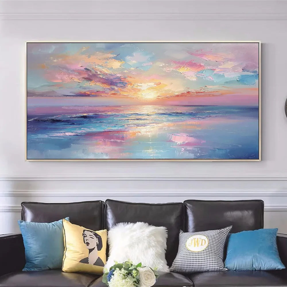Ocean & Sky Textured Wall Art # MO036