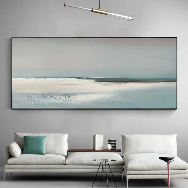 Ocean & Sky Abstract Wall Art #MO054