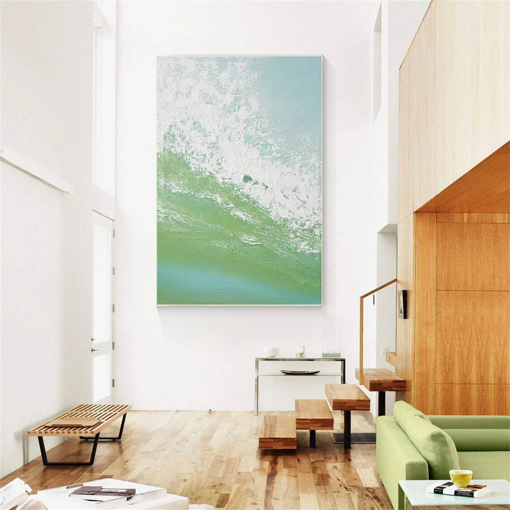 Ocean & Sky Abstract Wall Art #MO067