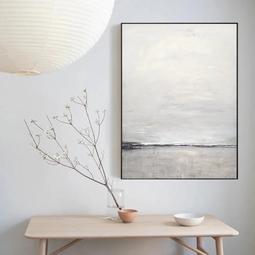 Ocean & Sky Abstract Wall Art #MO056