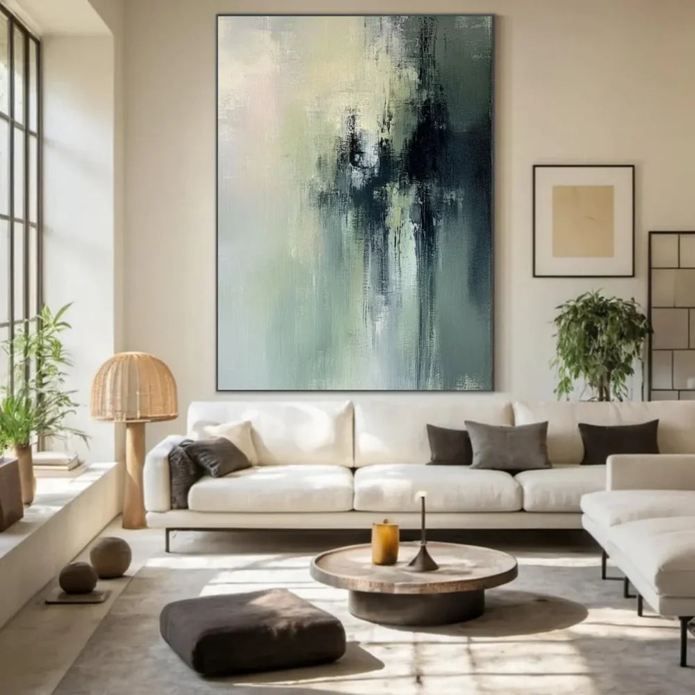 Green Abstract Wall Art  #AT126