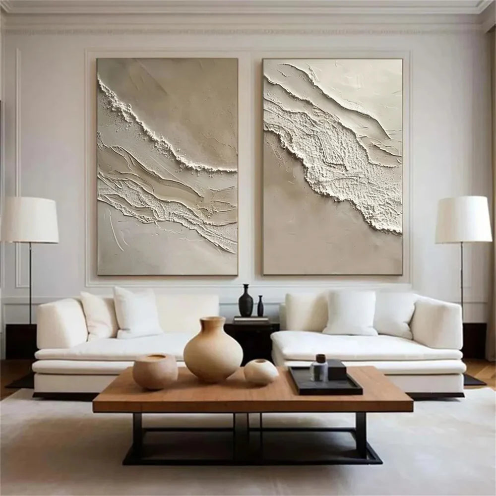 Ocean & Sky Textured Wall Art Set of 2 #MO040