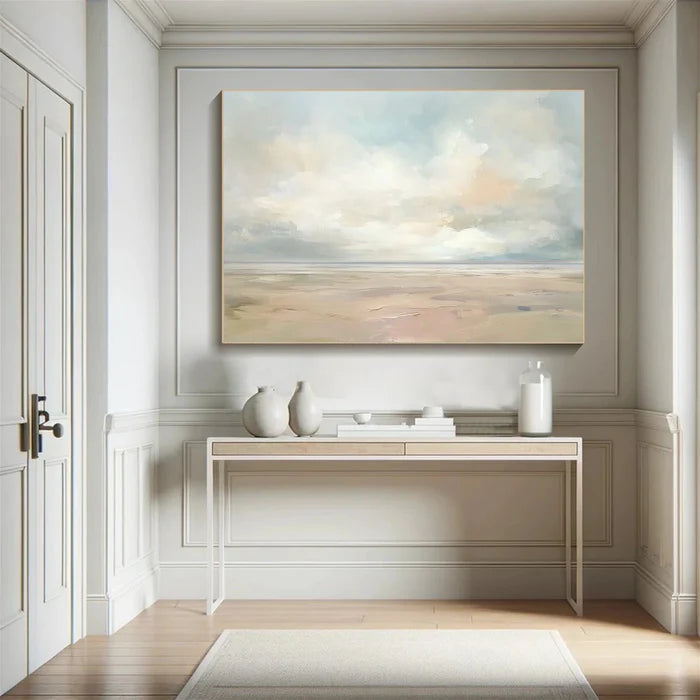 Ocean & Sky Abstract Wall Art #MO060