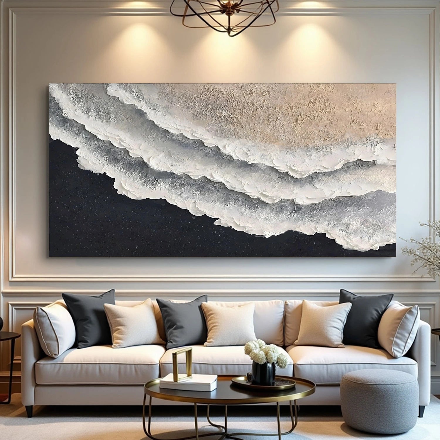 Ocean & Sky Textured Wall Art #MO099