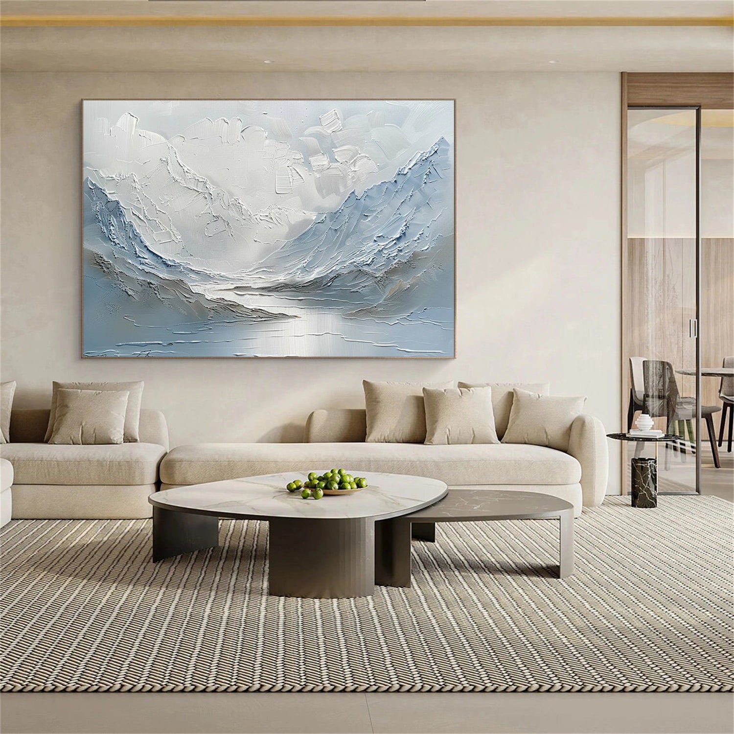 Mountain Textured Wall Art #MS042