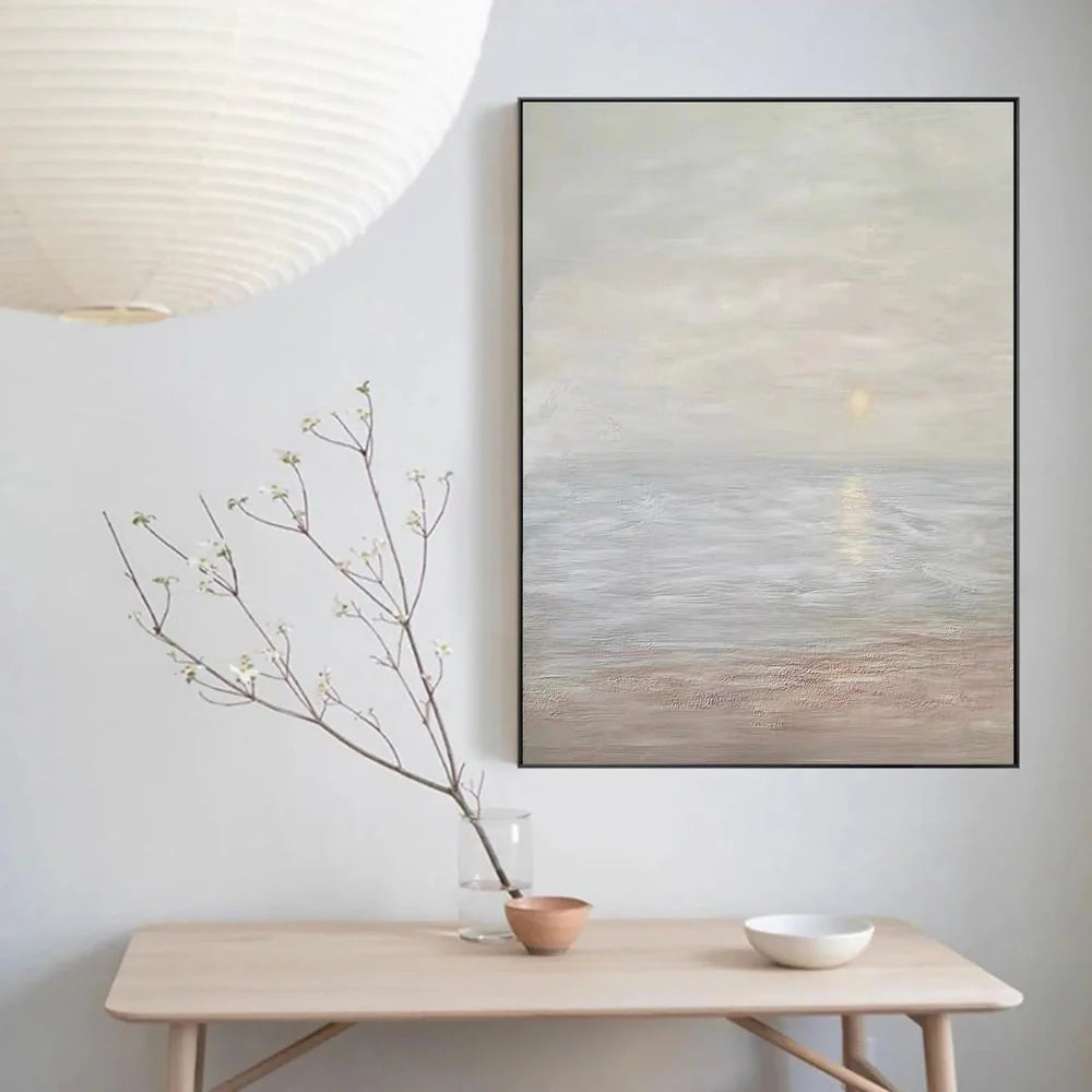 Ocean & Sky Abstract Wall Art #MO069