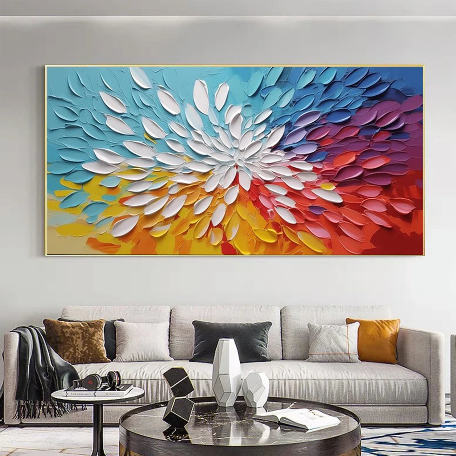 Abstract Textured Wall Art #AT136