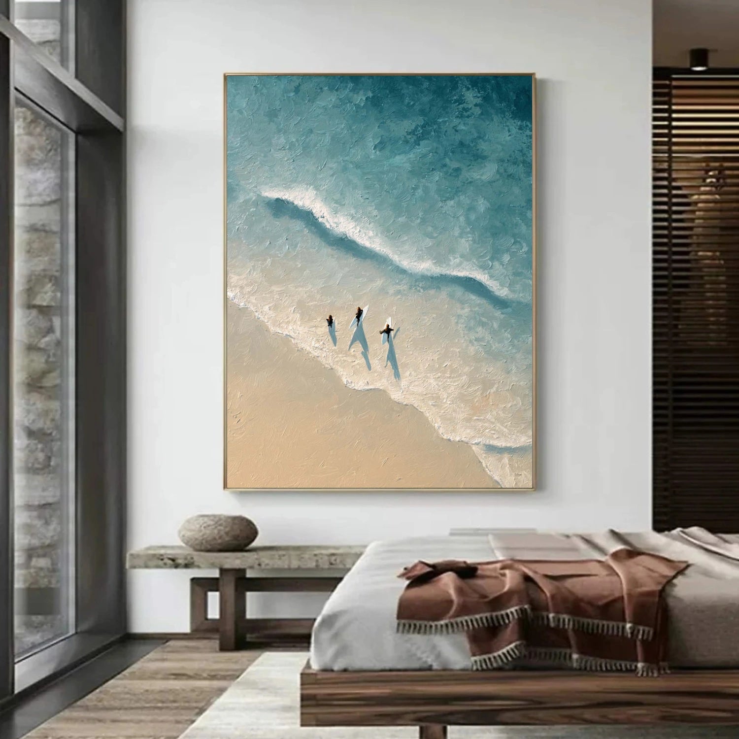 Ocean & Sky Textured Wall Art #MO107