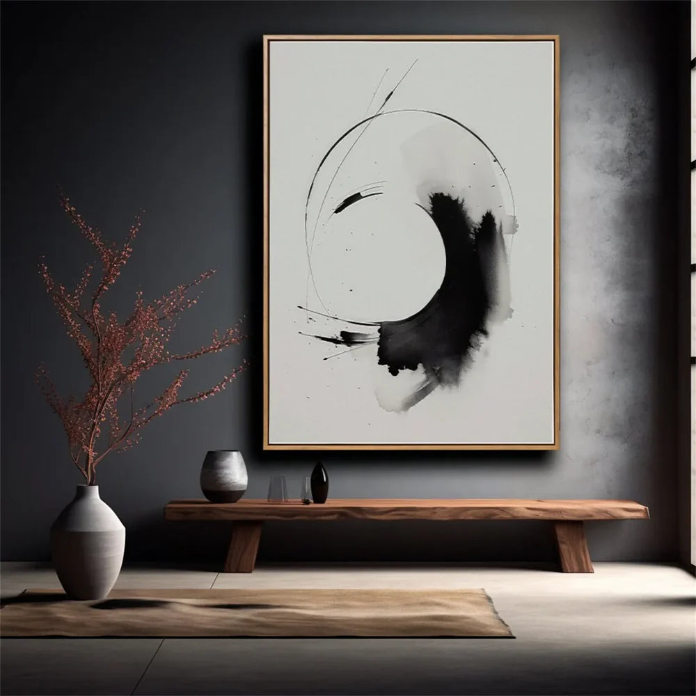 Black and White Minimalist Wall Art #MT113