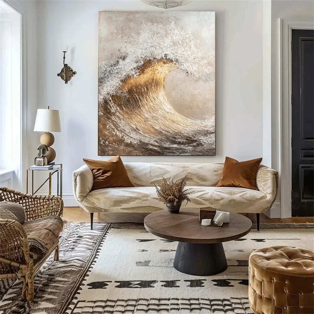 Ocean & Sky Textured Wall Art # MO049