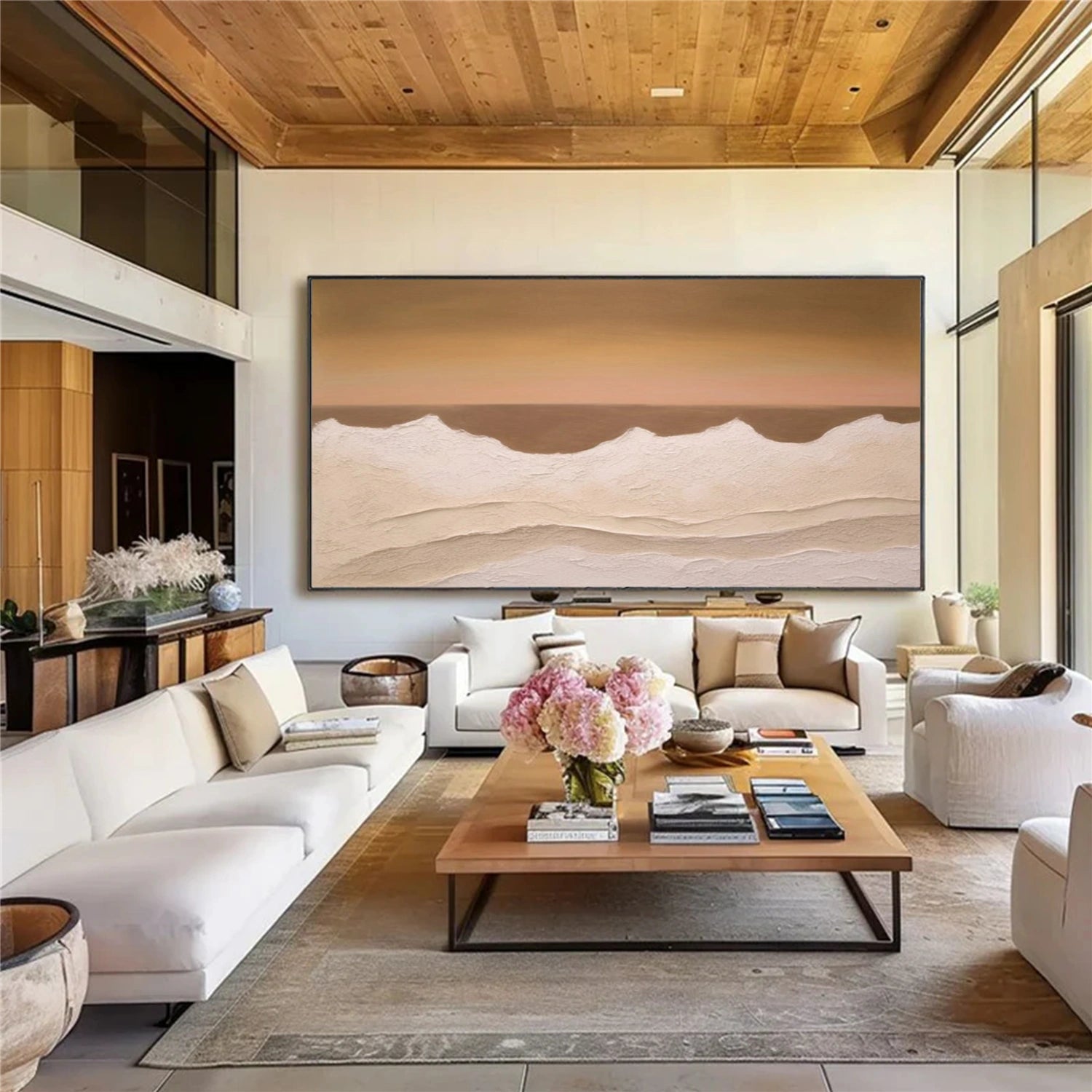 Ocean & Sky Textured Wall Art #MO109