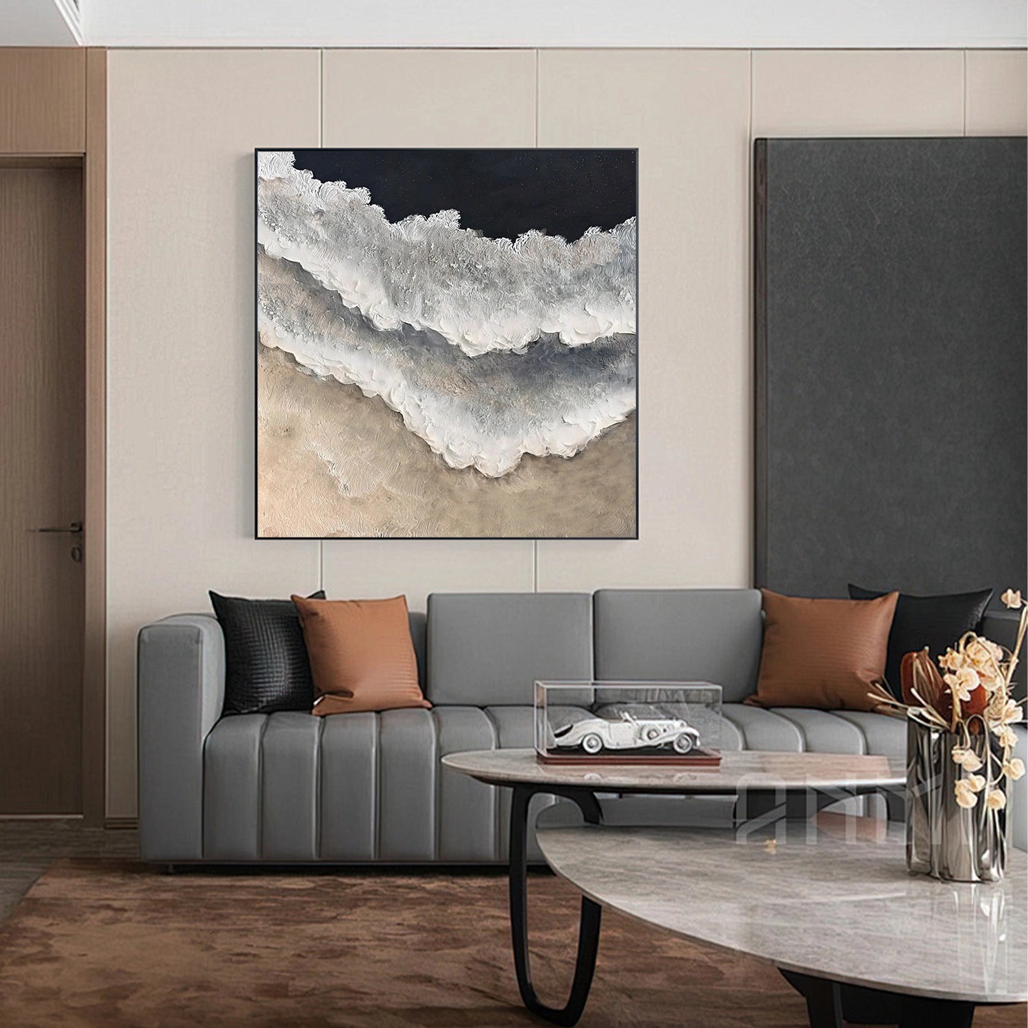 Ocean & Sky Textured Wall Art #MO100