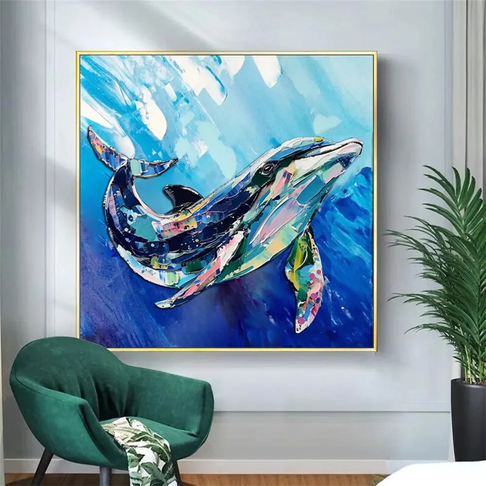 Abstract Animal Textured Wall Art #DL032