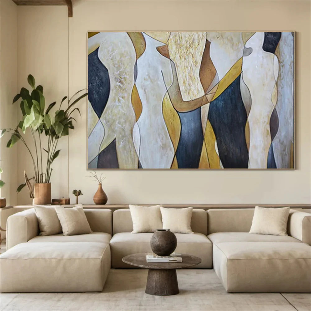 Abstract Portrait Wall Art #PB011