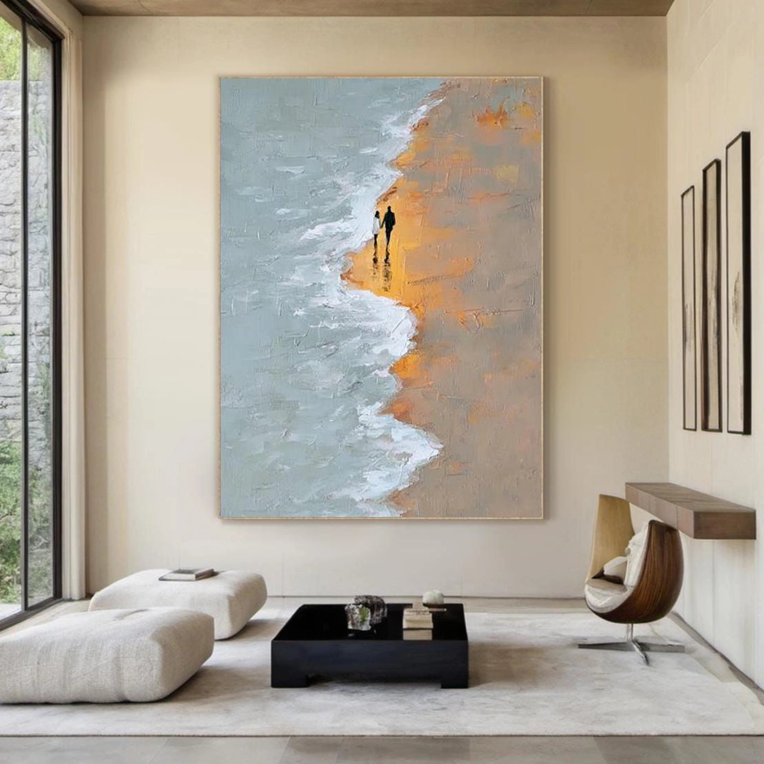 Ocean & Sky Abstract Wall Art #MO101