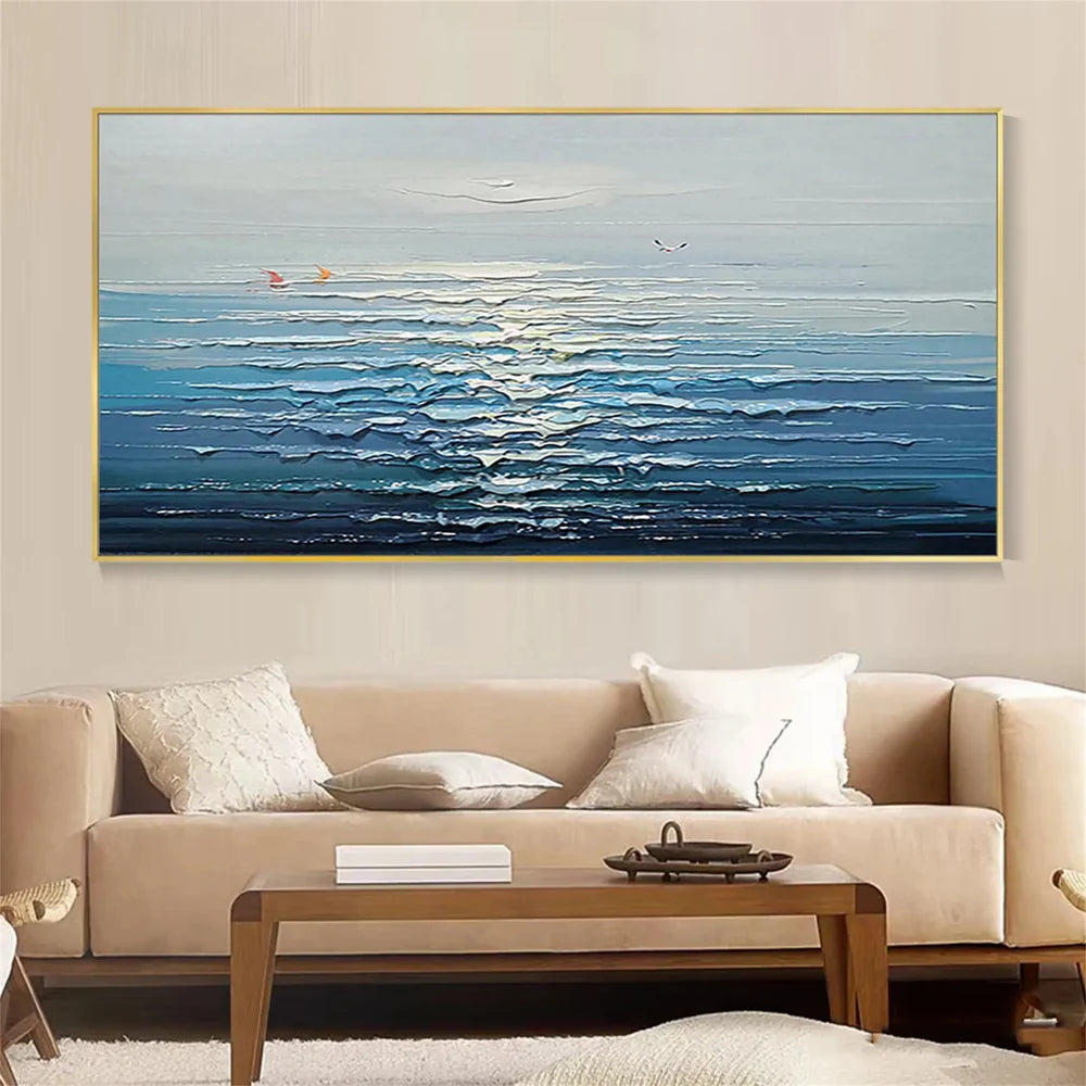 Ocean & Sky Textured Wall Art # MO044