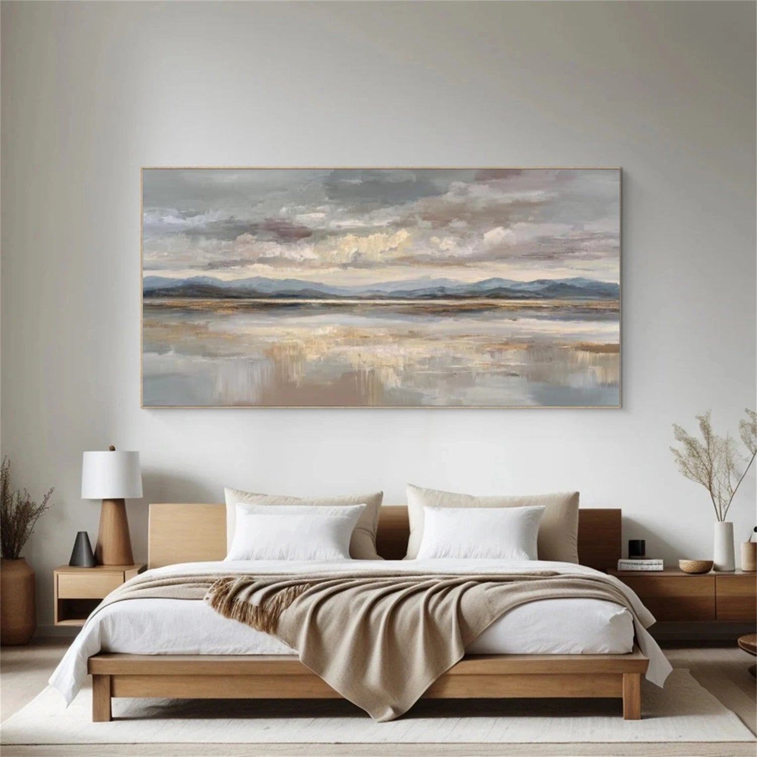 Ocean & Sky Abstract Wall Art #MO084