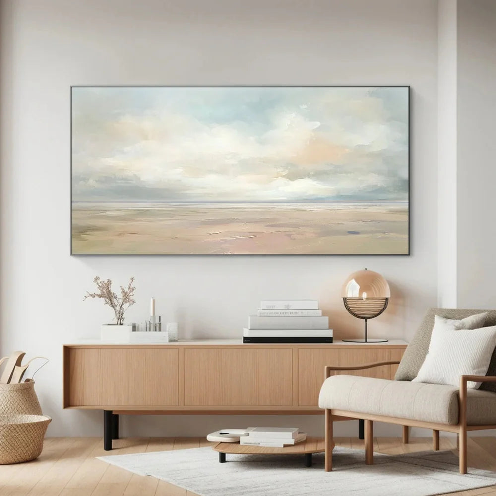 Ocean & Sky Abstract Wall Art #MO060