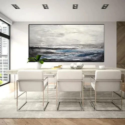 Ocean & Sky Abstract Wall Art # MO024