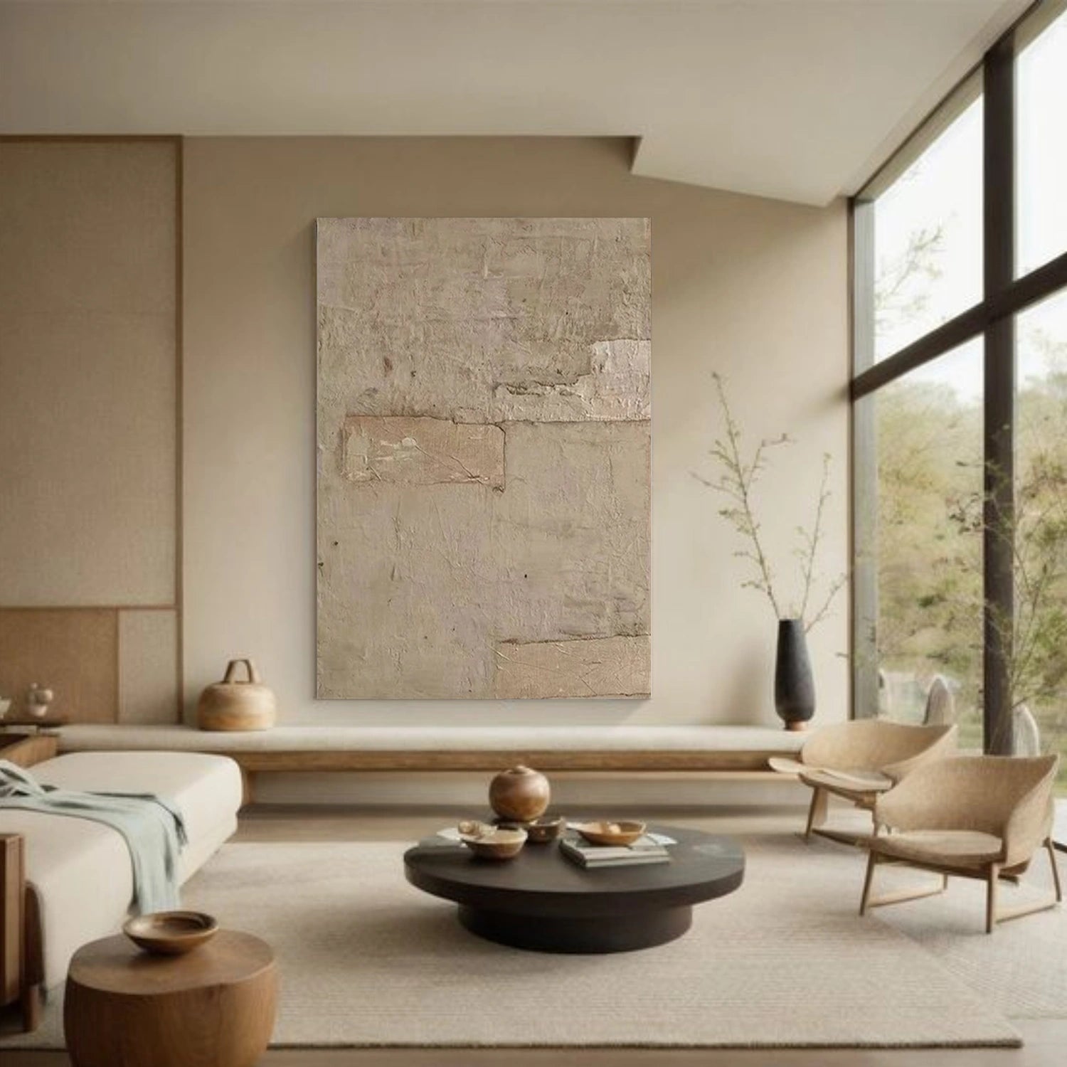 Wabi Sabi Abstract Wall Art #WT067