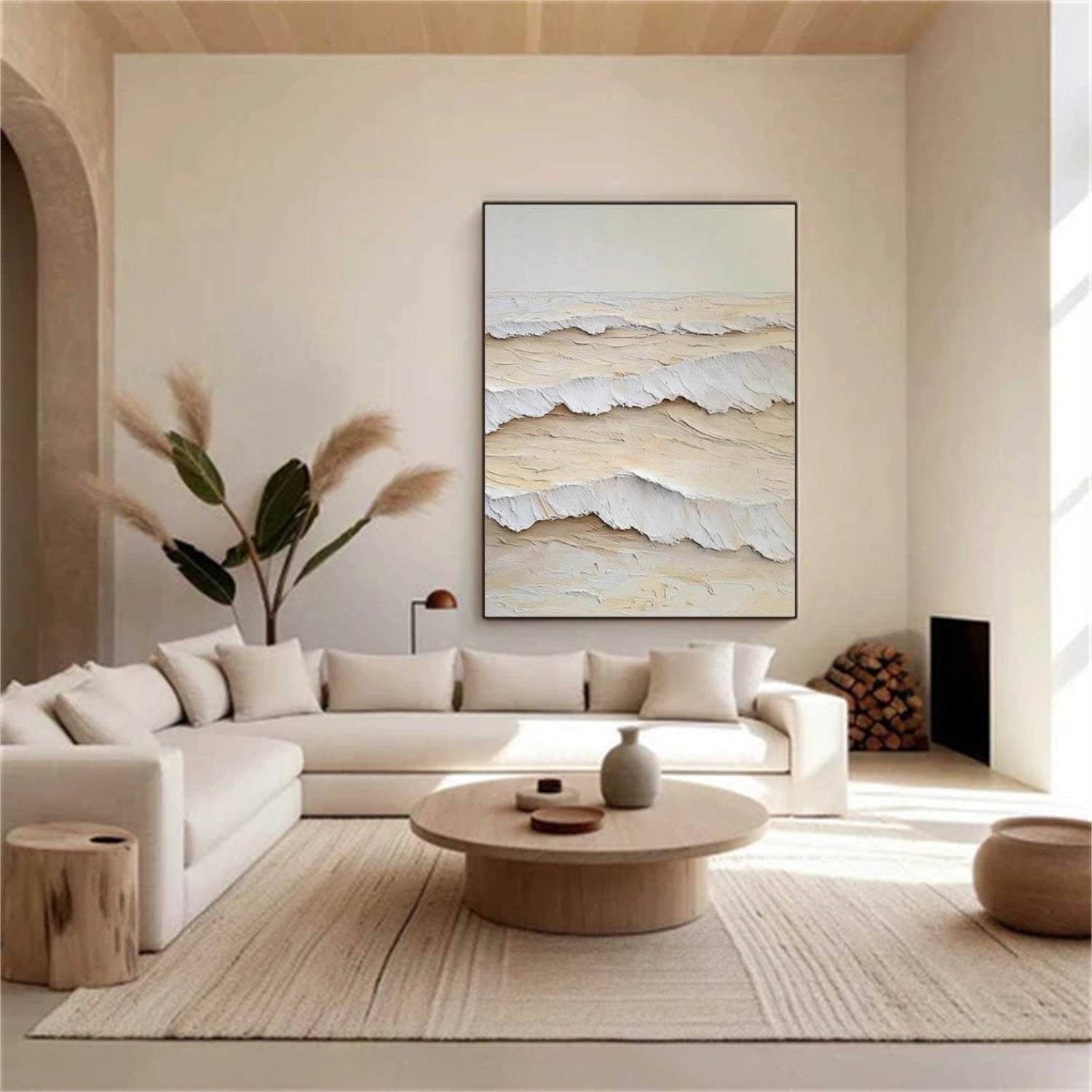 Ocean & Sky Textured Wall Art #MO075