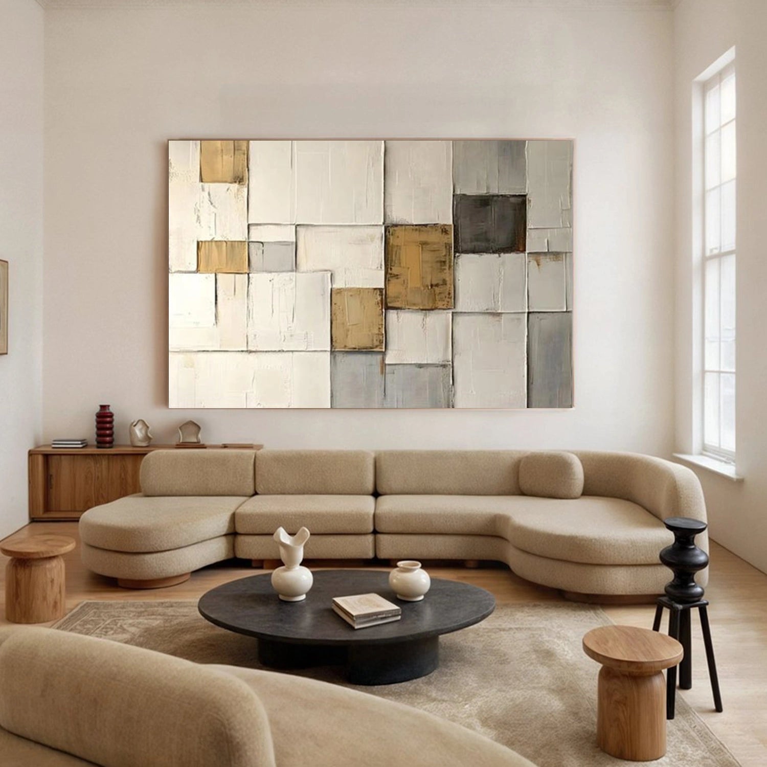 Wabi Sabi Textured Wall Art #WT061