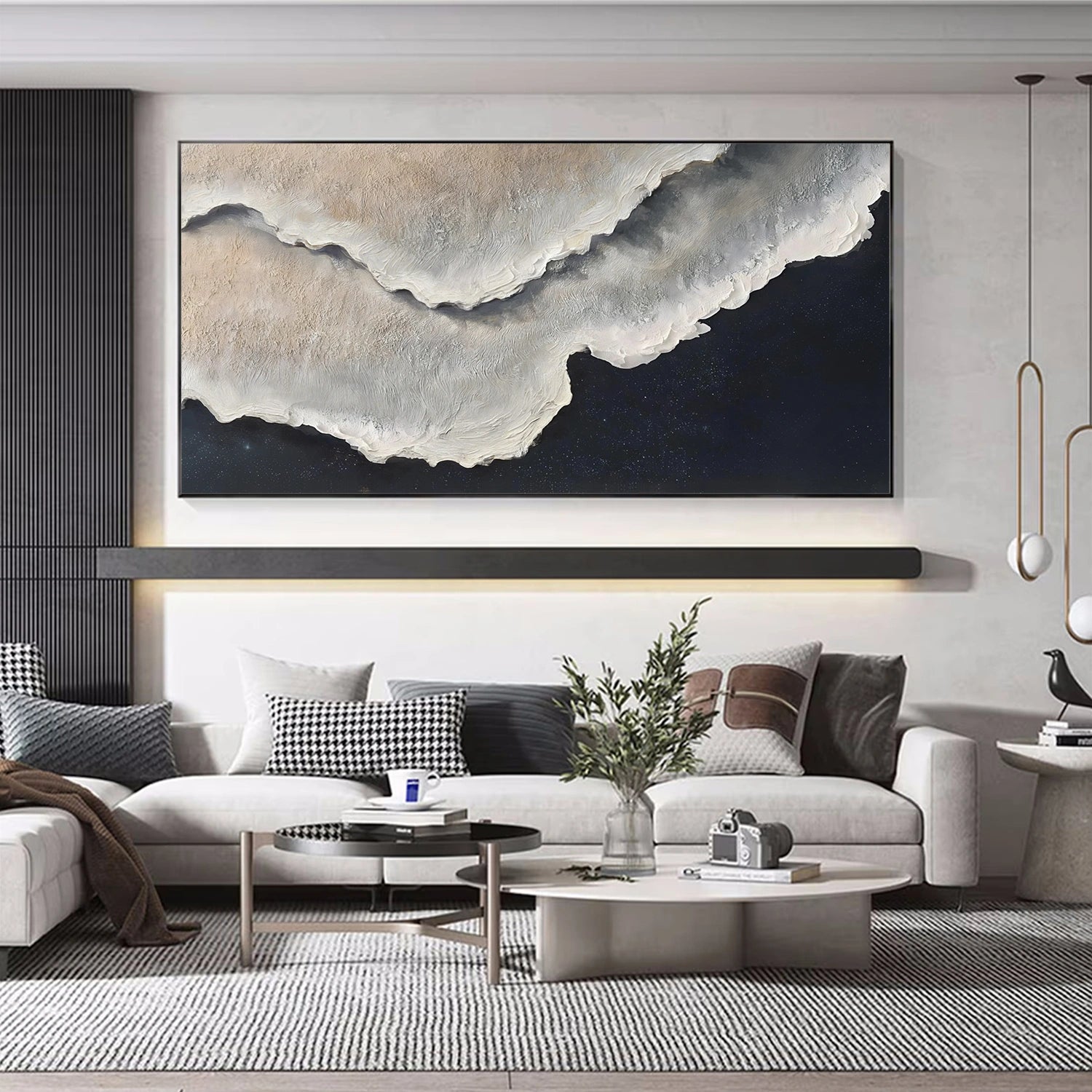 Ocean & Sky Textured Wall Art #MO098