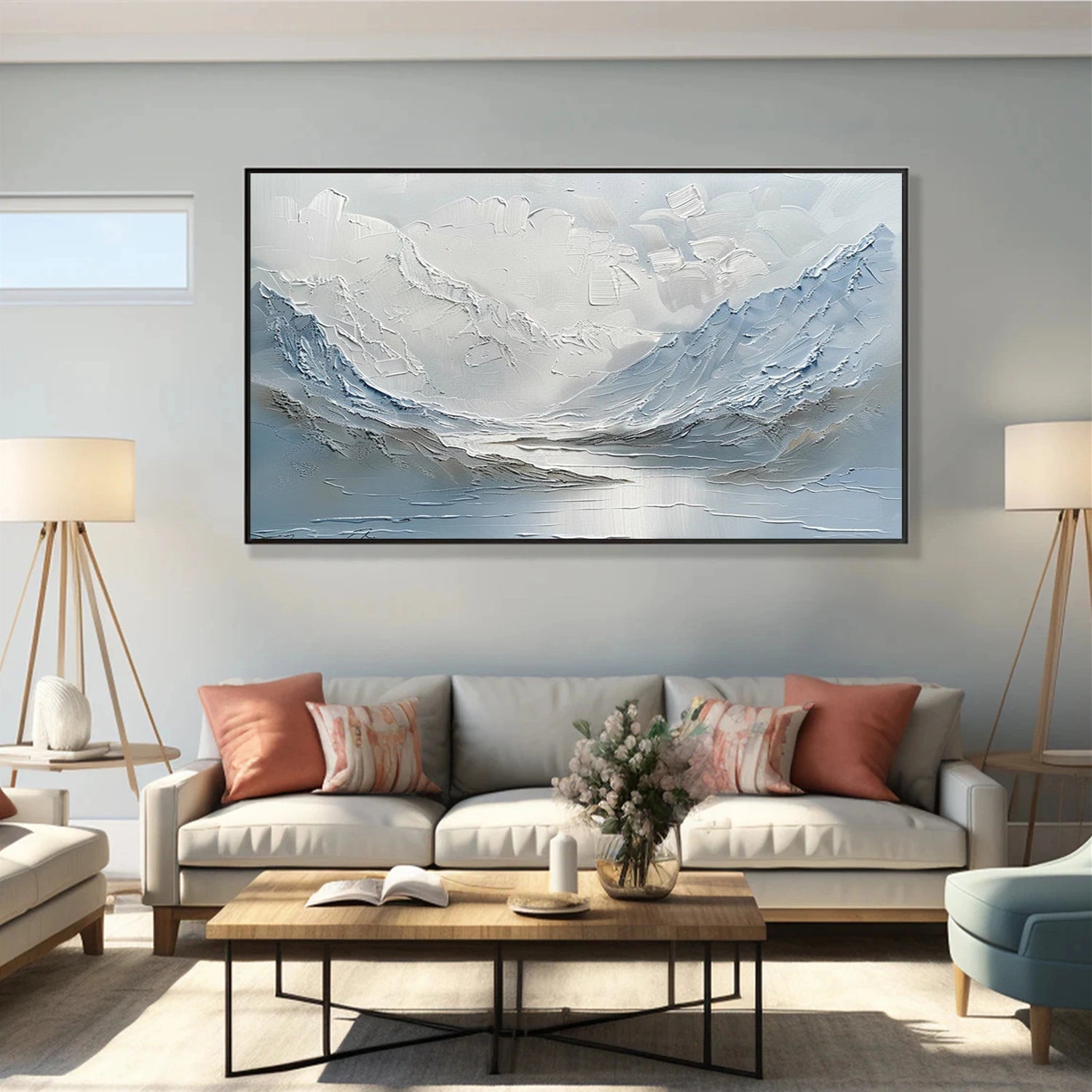 Mountain Textured Wall Art #MS042