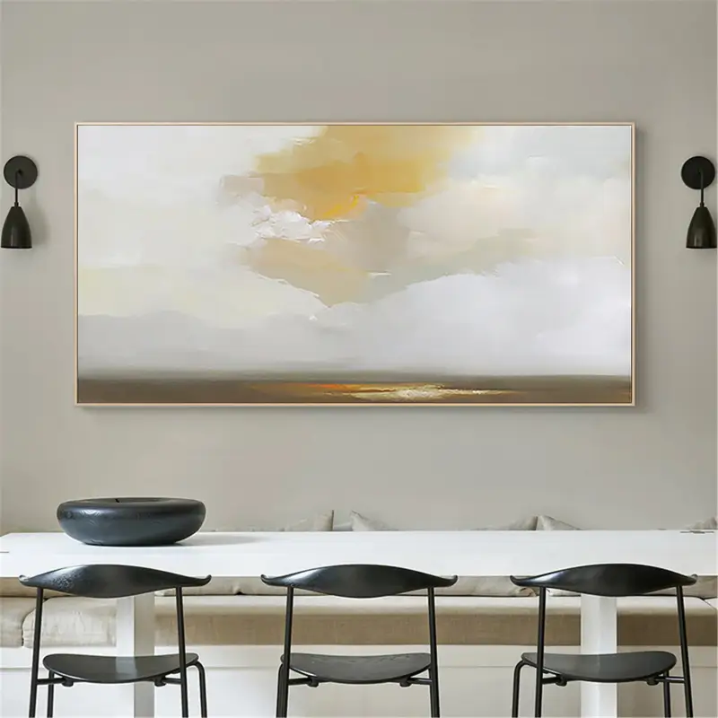 Ocean & Sky Abstract Wall Art #MO071