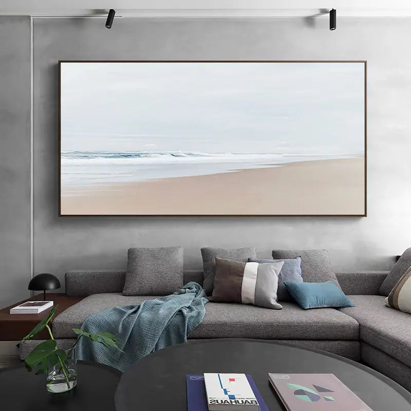 Ocean & Sky Abstract Wall Art #MO055