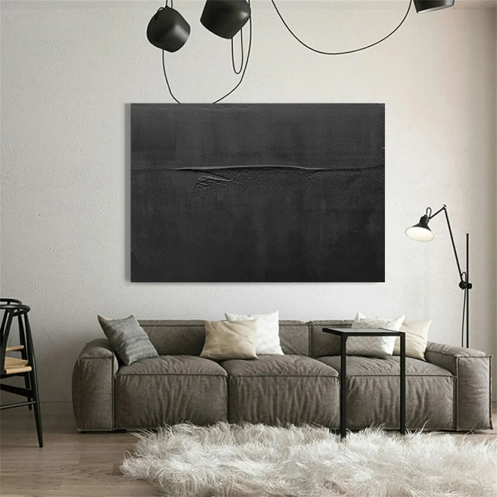 Black Minimalist Wall Art #MT117