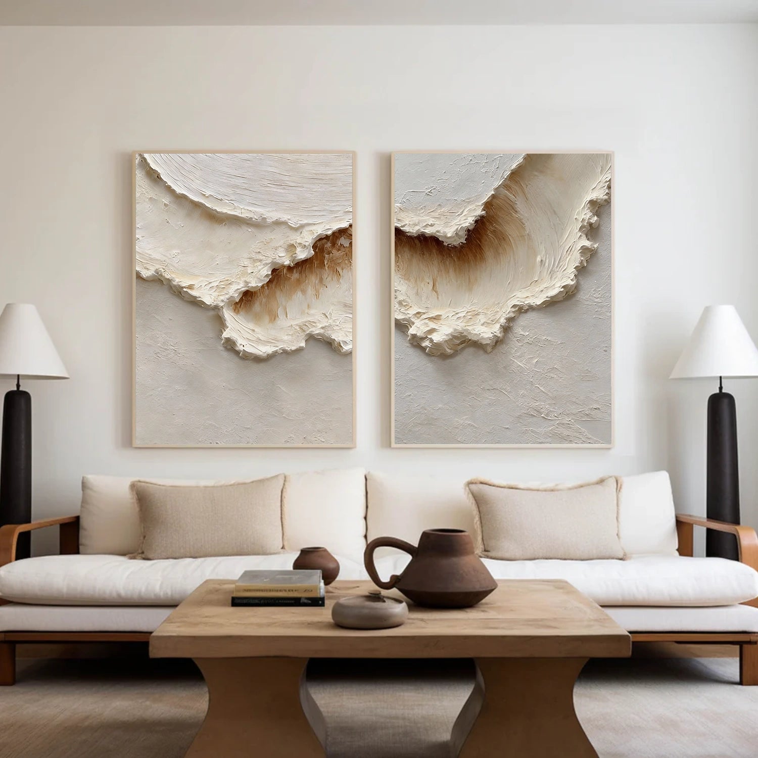 Ocean & Sky Textured Wall Art Set of 2 #MO074